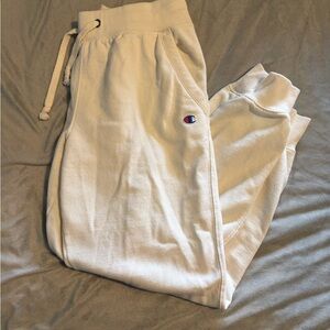 Champion Women’s Off-White Jogger Sweatpants